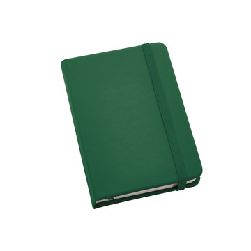 MEYER. Block notes tascabile in PU con pagine lisce - 109 - Verde