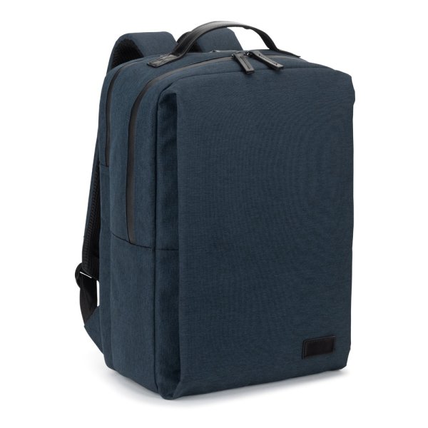 GLASGOW. Zaino per laptop (17") realizzato in poliestere riciclato 600D ad alta densità (20L) - 104 - Blu