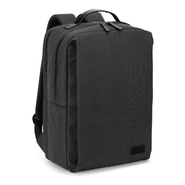 GLASGOW. Zaino per laptop (17") realizzato in poliestere riciclato 600D ad alta densità (20L) - 133 - Grigio scuro