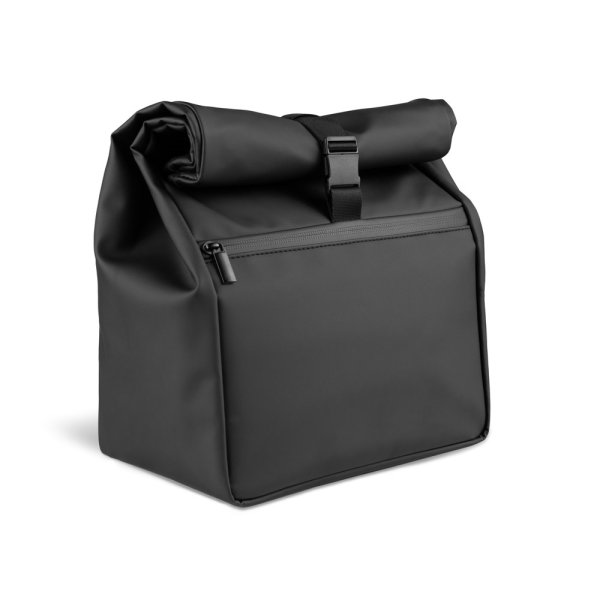 AZORES COOLER. Borsa termica roll top in PU e isolamento in PEVA (7L) - 103 - Nero