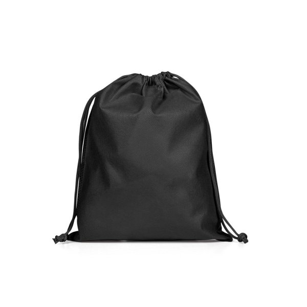 GIFT BAG M. Sacchetto in tessuto non tessuto di medie dimensioni (60 g/m²) termosaldato - 103 - Nero
