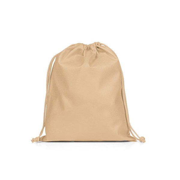 GIFT BAG M. Sacchetto in tessuto non tessuto di medie dimensioni (60 g/m²) termosaldato - 111 - Marrone chiaro