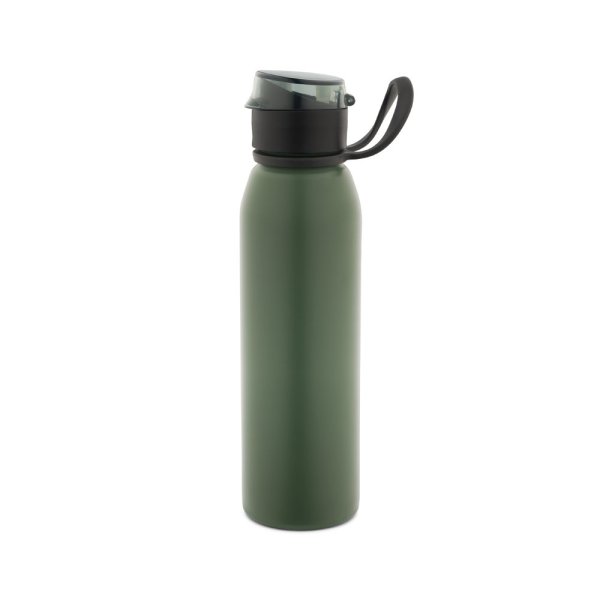 LEMIEUX. Borraccia sportiva in acciaio inox (90% riciclato) 670 mL - 149 - Verde militare