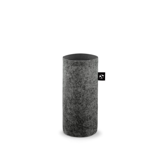 STOREY. Custodia in feltro riciclato (100% rPET) ideale per borracce - 133 - Grigio scuro