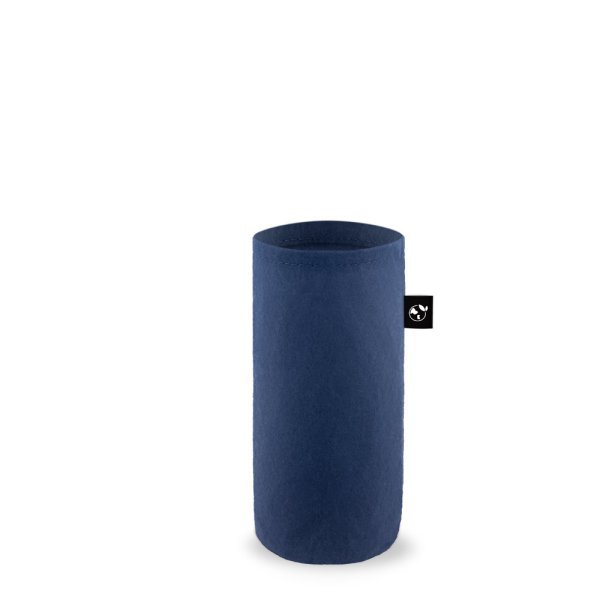 STOREY. Custodia in feltro riciclato (100% rPET) ideale per borracce - 134 - Blu scuro