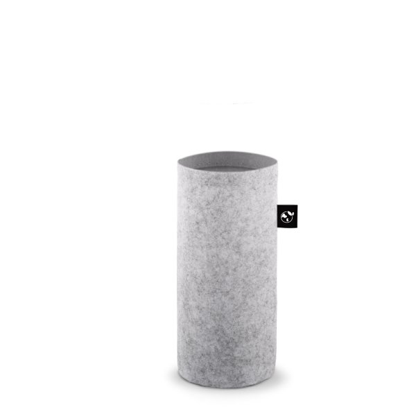 STOREY. Custodia in feltro riciclato (100% rPET) ideale per borracce - 123 - Grigio chiaro