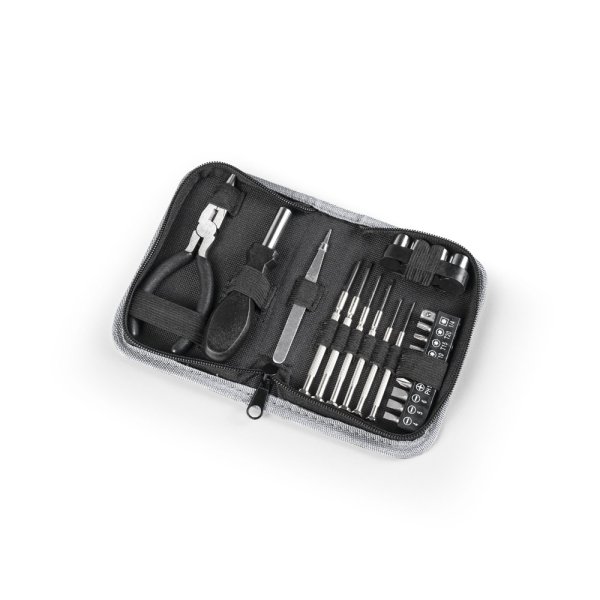 BESSEMER. Set di 24 utensili multifunzione in acciaio di carbonio - 103 - Nero
