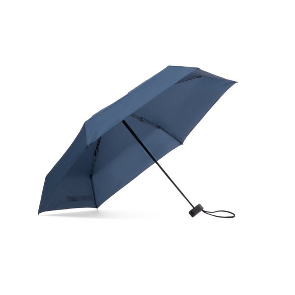 EMMA. Mini ombrello compatto da 19” in pongee 190T - 104 - Blu