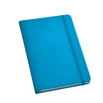 HEMINGWAY. Block notes A5 in PU con pagine lisce - 124 - Azzurro