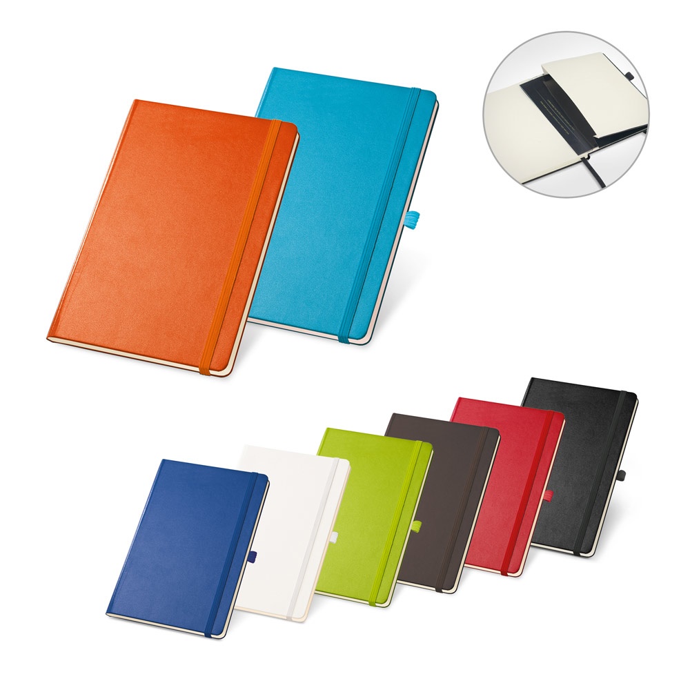 TWAIN. Block notes A5 con pagine a righe color avorio - TWAIN. Block notes A5 con pagine a righe color avorio