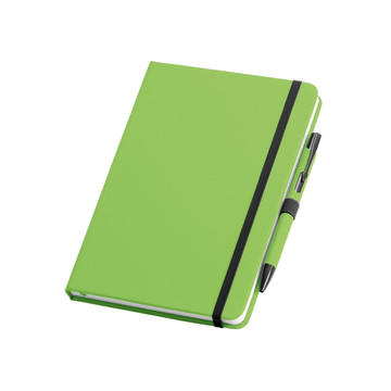 SHAW. Set di penna a sfera e block note A5 - 119 - Verde chiaro