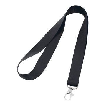 LARIAT. Lanyard in poliestere - 103 - Nero