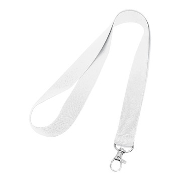 LARIAT. Lanyard in poliestere - 106 - Bianco