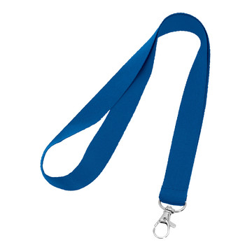 LARIAT. Lanyard in poliestere - 114 - Blu reale