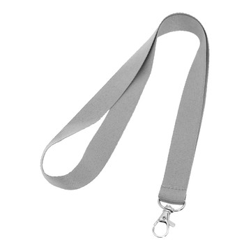 LARIAT. Lanyard in poliestere - 123 - Grigio chiaro