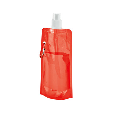 KWILL. Borraccia pieghevole in PE 460 mL - 105 - Rosso