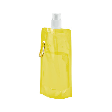 KWILL. Borraccia pieghevole in PE 460 mL - 108 - Giallo