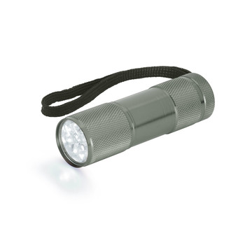 FLASHY. Torcia in alluminio con 9 LED - 147 - Bronzo
