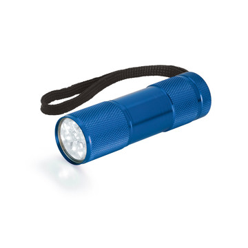 FLASHY. Torcia in alluminio con 9 LED - 114 - Blu reale
