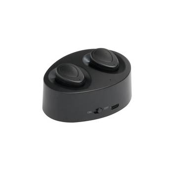 CHARGAFF. Auricolari wireless in ABS - 103 - Nero