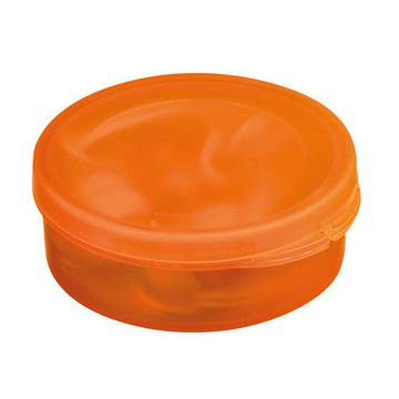 GERMAIN. Auricolari con cavo in ABS da 1.2 metri - 128 - Arancione