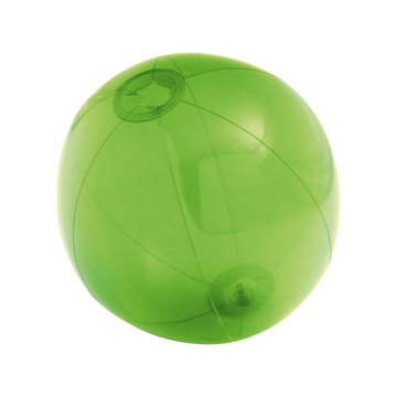 PECONIC. Pallone da spiaggia gonfiabile in PVC traslucido - 119 - Verde chiaro