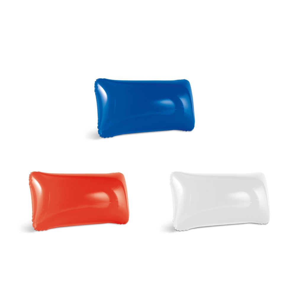 TIMOR. Cuscino da spiaggia gonfiabile in PVC opaco