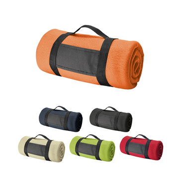 THORPE. Coperta in pile da (180 g/m²) con impugnatura removibile