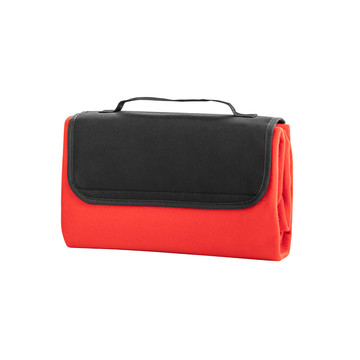 RILEY. Coperta in pile da (180 g/m²) con patta - 105 - Rosso