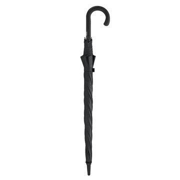 ALBERT. Ombrello in pongee 190T con apertura automatica - 103 - Nero