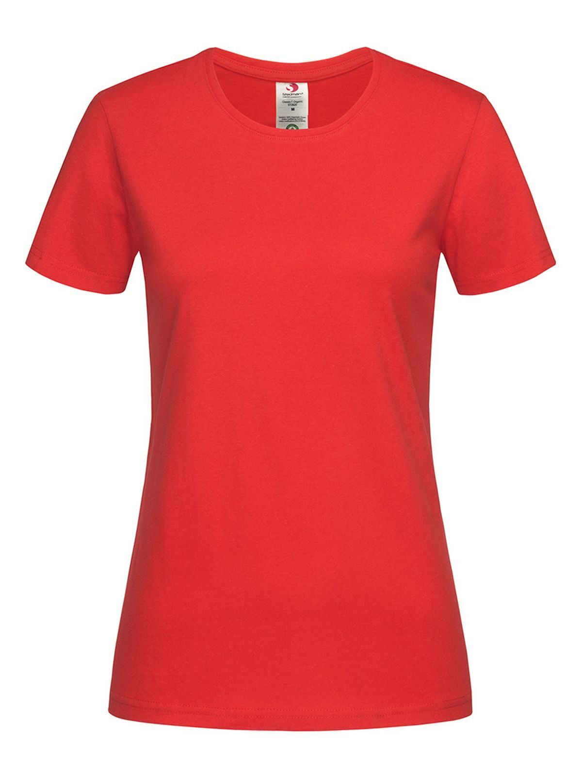 Classic-T Organic Fitted - SRE - Scarlet Red