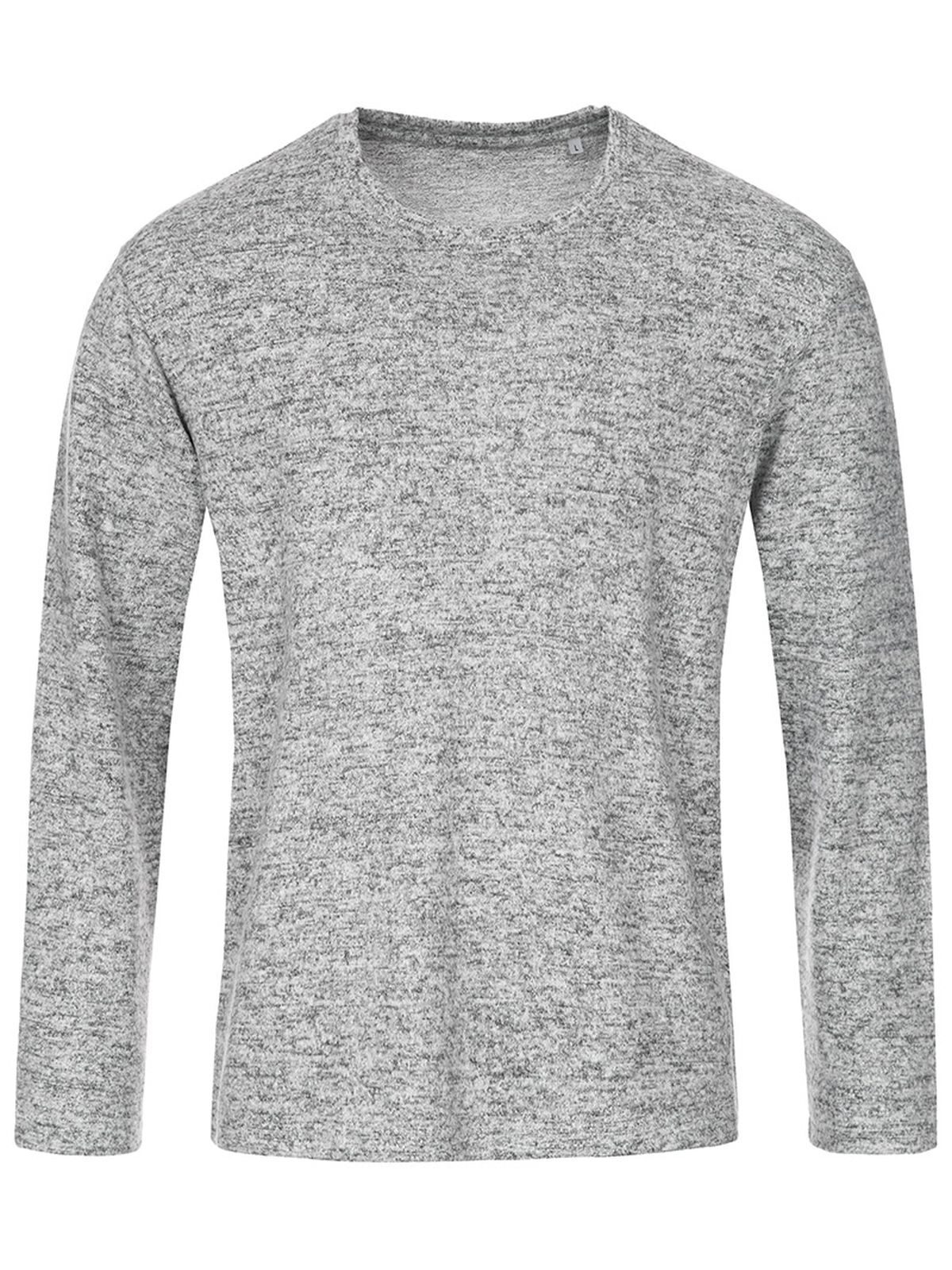 Knit Sweater - LGM - Light grey melange