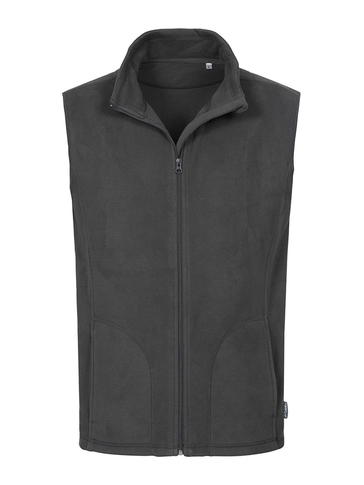 Classic Fleece Vest - GRS - Grey Steel