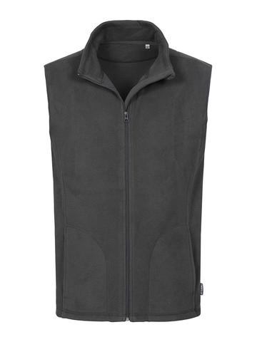 Gilet in pile Active - GRS - Grey Steel