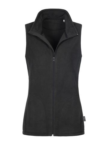 Gilet in pile donna Active - BLO - Black Opal LC