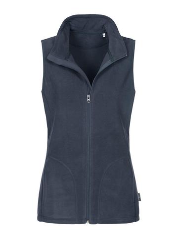 Gilet in pile donna Active - BLM - Blue Midnight