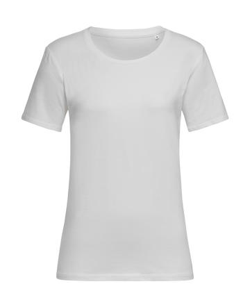 T-shirt donna girocollo Relaxed Claire - WHI - White LC