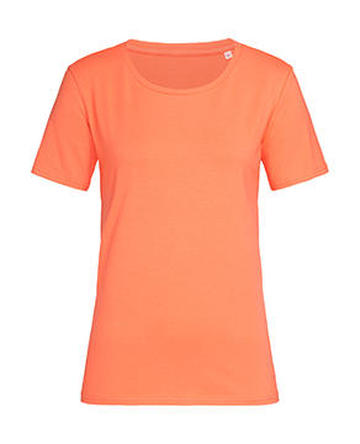 T-shirt donna girocollo Relaxed Claire - SAL - Salmon