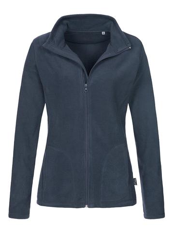 Giacca in pile donna Active - BLM - Blue Midnight