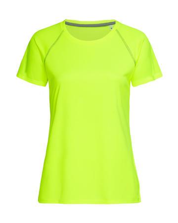 T-shirt donna Active 140 Team Raglan - CBY - Cyber Yellow