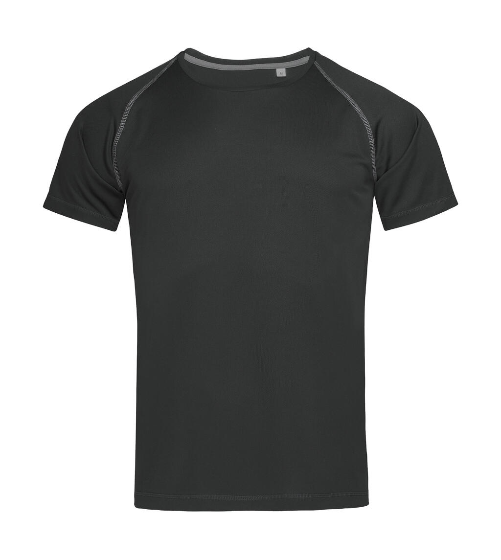 T-shirt uomo Active 140 Team Raglan - BLO - Black Opal LC