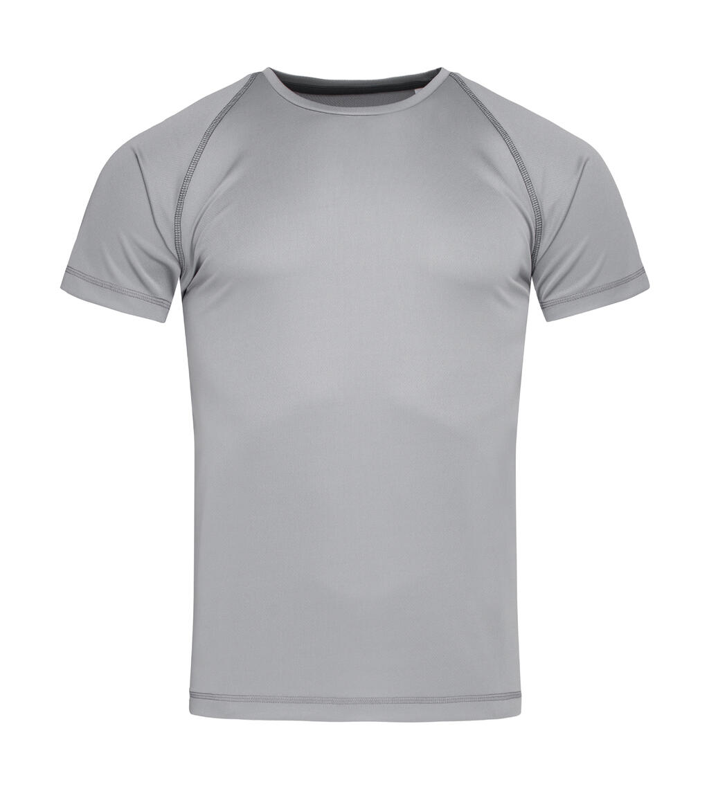 T-shirt uomo Active 140 Team Raglan - Silver Grey S