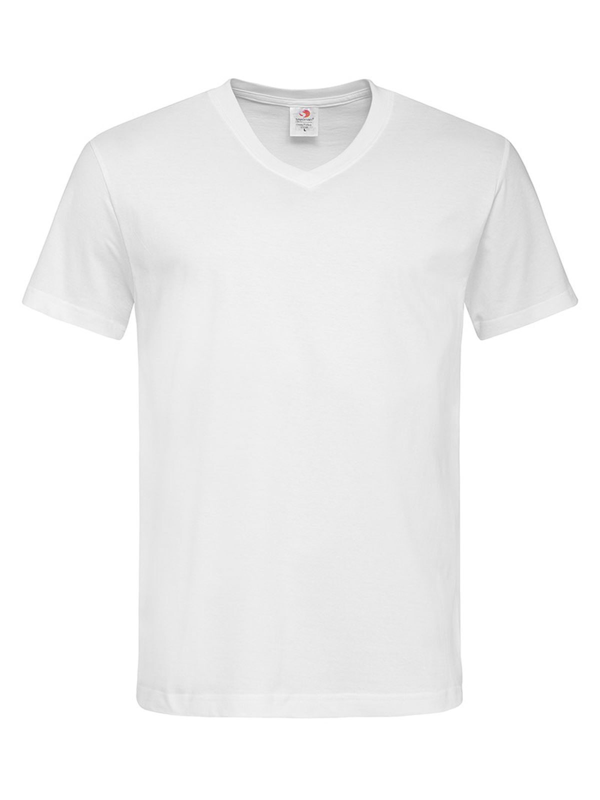 Classic-T V-Neck - WHI - White LC