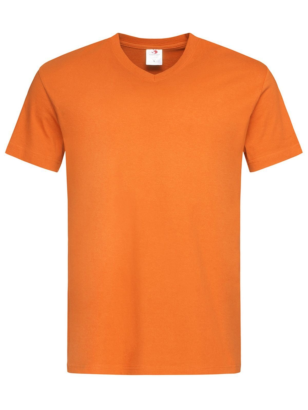 Classic-T V-Neck - ORA - Orange