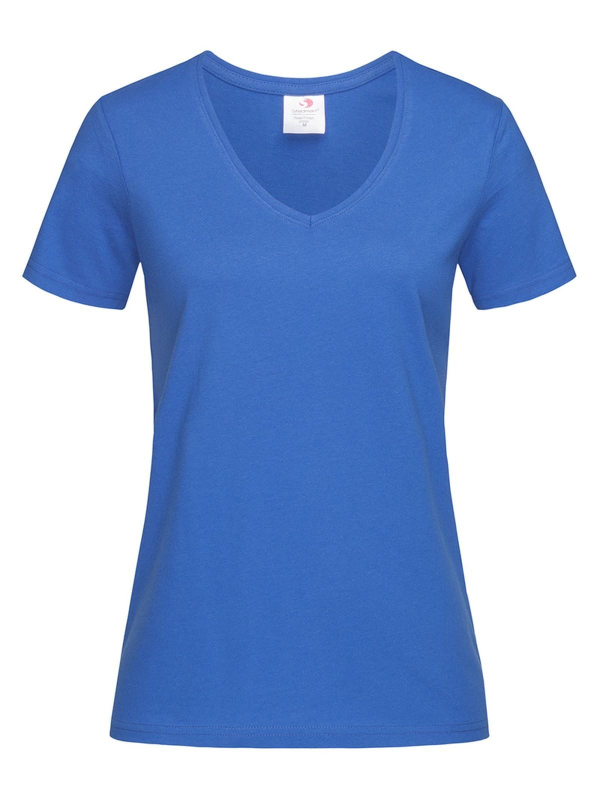 Classic-T V-Neck Women - BRR - Bright Royal