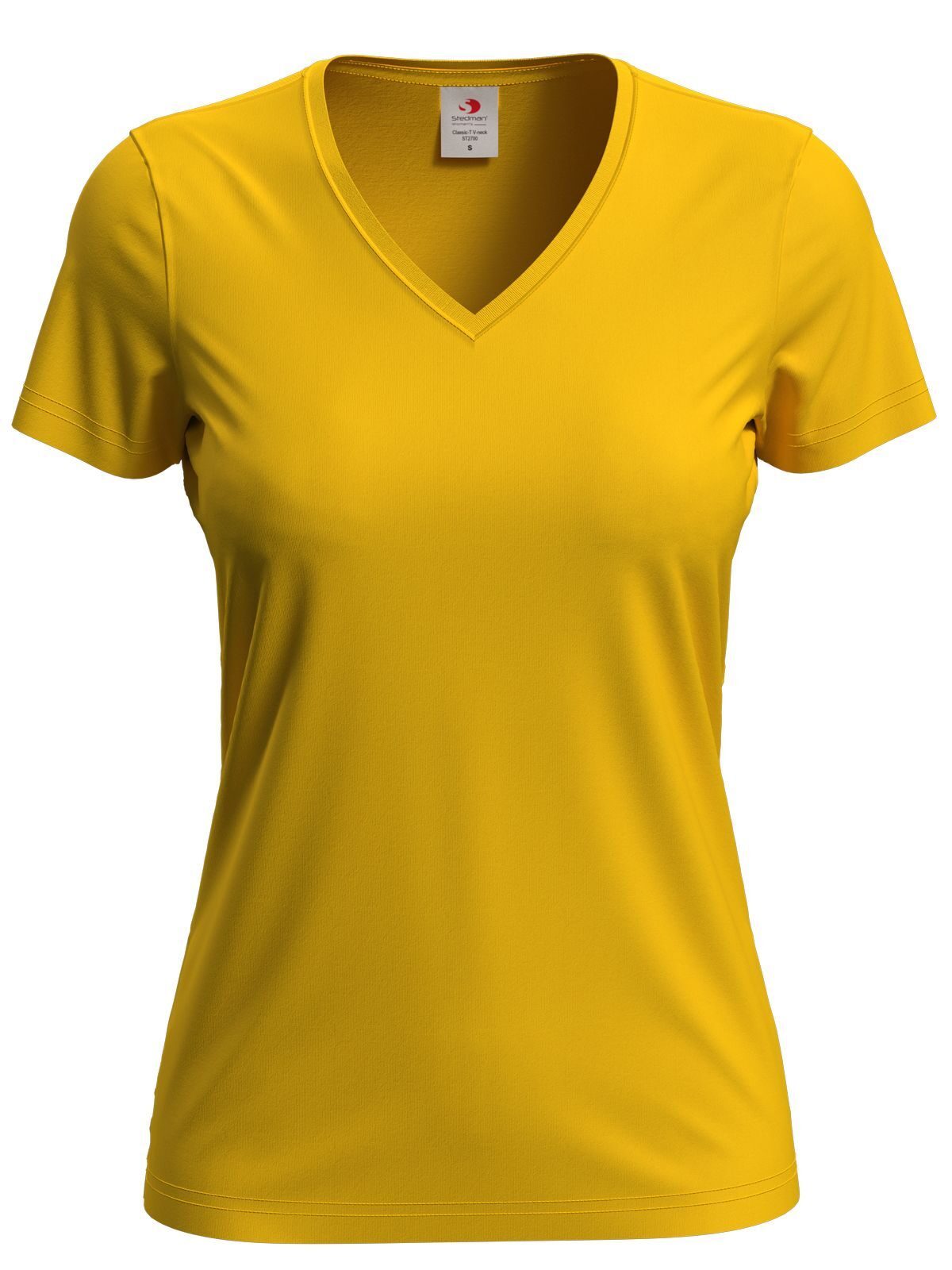 Classic-T V-Neck Women - SUN - Sunflower Yellow