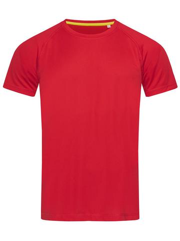 Active Sport-T raglan - CSR - Crimson Red