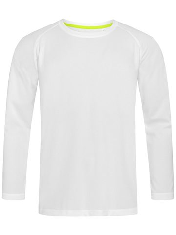 Active Sport-T raglan manica lunga - WHI - White LC