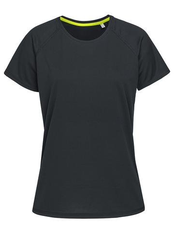 Active Sport-T Woman raglan - BLO - Black Opal LC