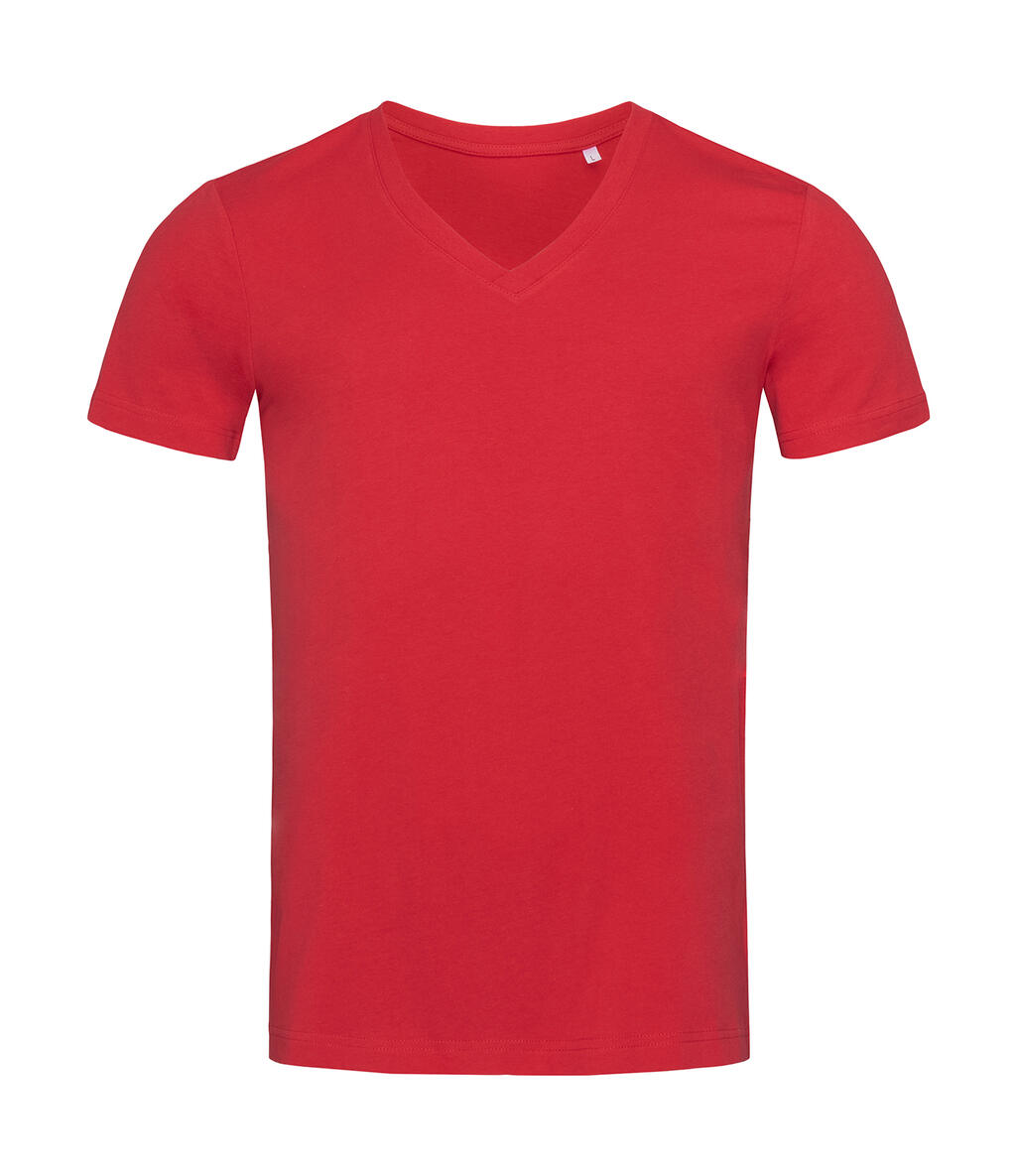 Organic T-shirt James con scollo a V